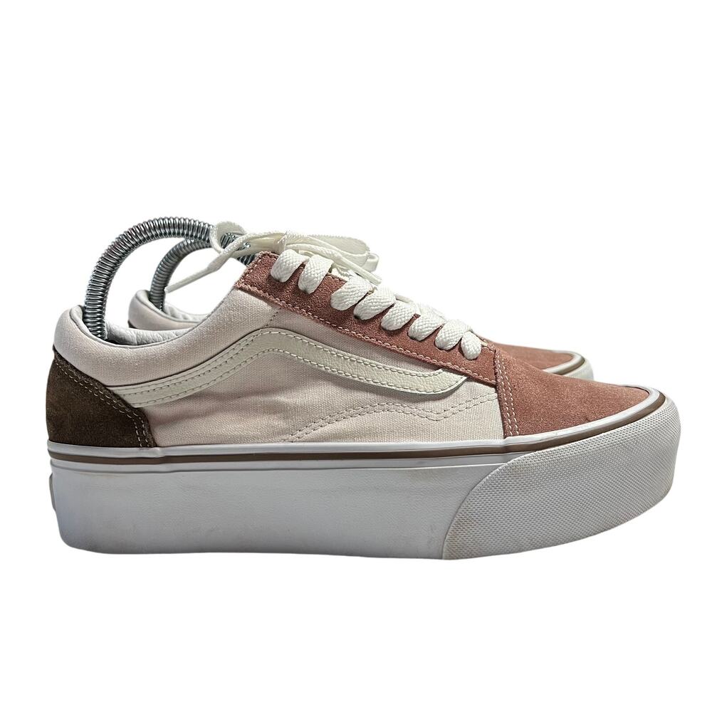 Vans Old Skool Stackform Platform Shoe Sneaker Earthy Blocking Size W9.5/M8